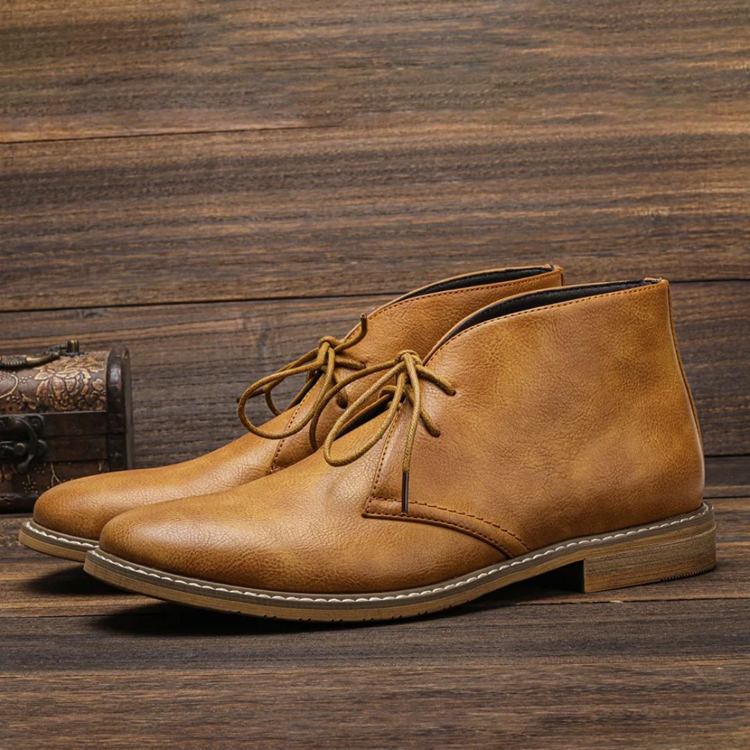 Florian® | Leder Chukka Stiefel Handgefertigte Schuhe