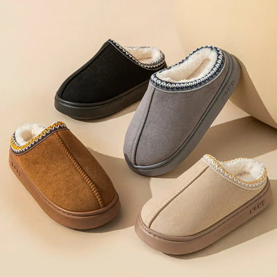 Chloe | Flauschige Plattform Hausschuhe™