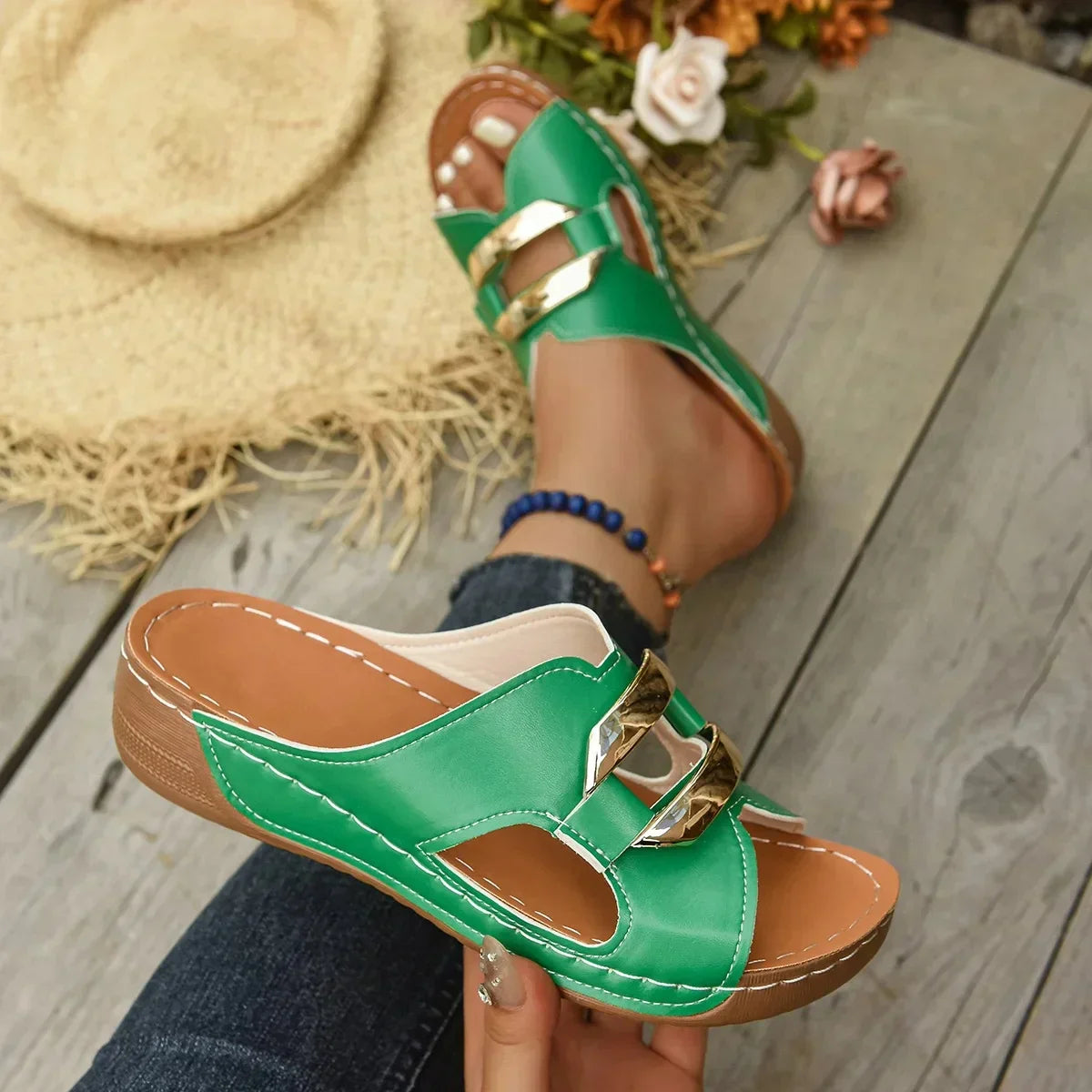 Lina | Orthopädische Wedge-Heel Sandalen™